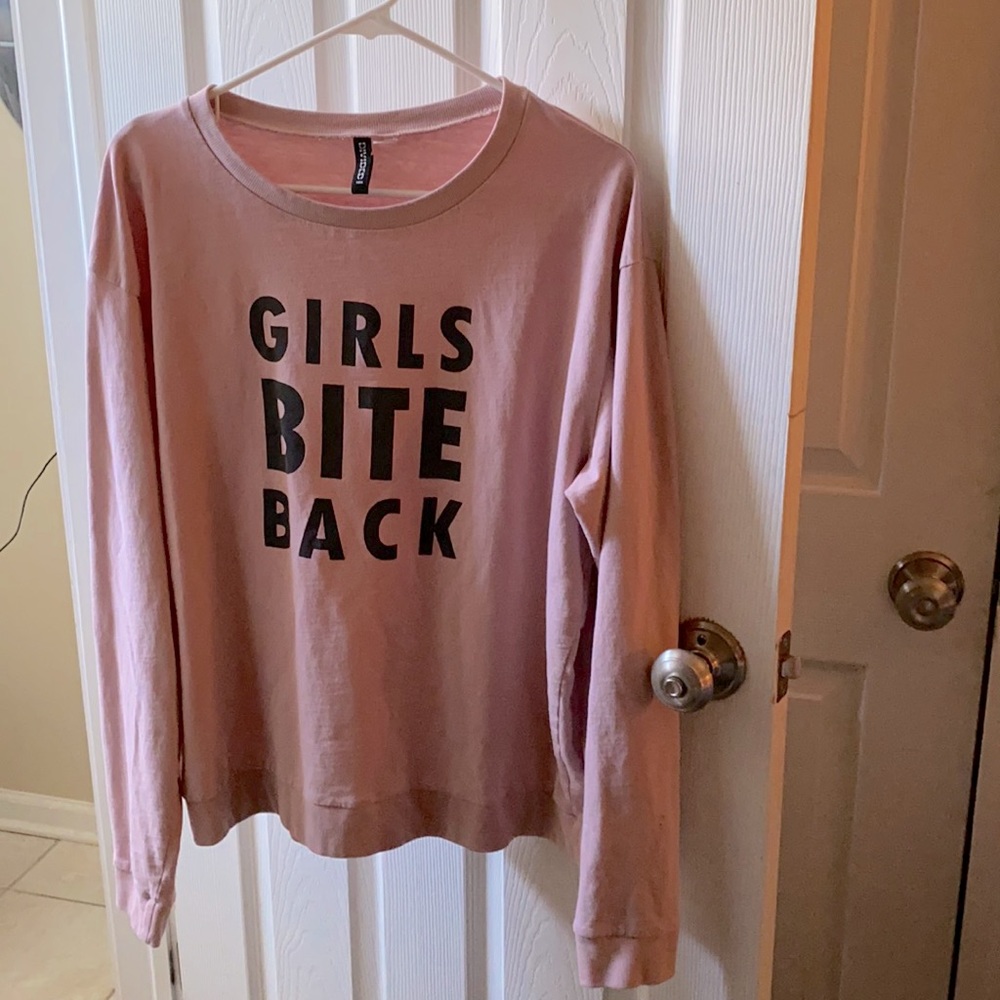 Divided H&M | Girls Bite Back Long Sleeved Sweatsh